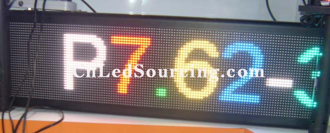 P7.62 Indoor Multicolor LED Moving Display Board - Click Image to Close